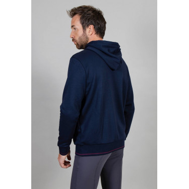 Sudadera con capucha Swiss azul marino