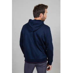 Sudadera con capucha Swiss azul marino