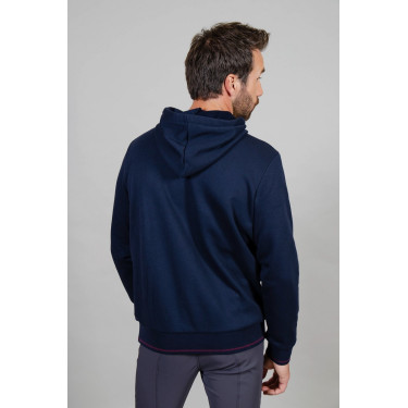 Sudadera con capucha Swiss azul marino