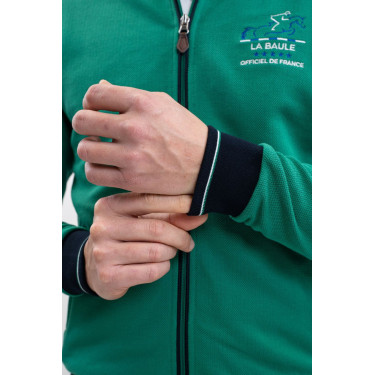 Sudadera unisex Csio La Baule Rolex Series verde césped Sudadera unisex Csio La Baule Rolex Series verde césped