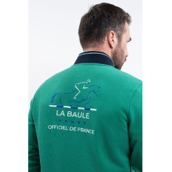 Sudadera unisex Csio La Baule Rolex Series verde césped Sudadera unisex Csio La Baule Rolex Series verde césped