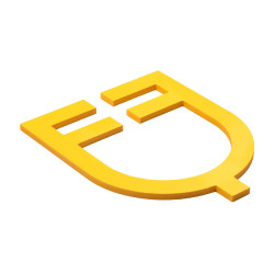 Logo Equestro Troquelado para Pared Amarillo