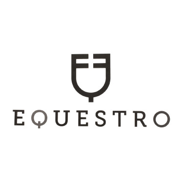 Logo Contracto Equestro prespaciado para pared h 30 cm Negro