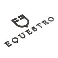 Logo Contracto Equestro prespaciado para pared h 30 cm Negro