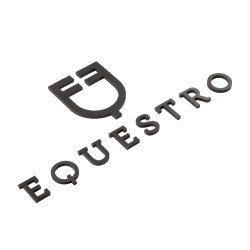 Logo Contracto Equestro prespaciado para pared h 30 cm Negro