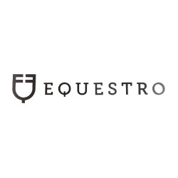 Logotipo Equestro extendido prespaciado para pared h 20 cm Negro