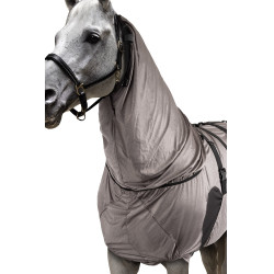 Manta antieccema Horze Mountain Essence UV Gris claro