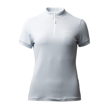 Camiseta de entrenamiento Horze Joie de manga corta para niño Gris amanecer azul Camiseta de entrenamiento Horze Joie de manga corta para niño Gris amanecer azul