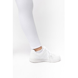 Pantalón de equitación Horze Mira infantil con culera completa Blanco brillante Pantalón de equitación Horze Mira infantil con culera completa Blanco brillante