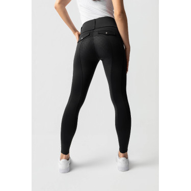 Legging híbrido Horze Anya mujer fullgrip Negro