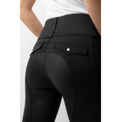 Legging híbrido Horze Anya mujer fullgrip Negro