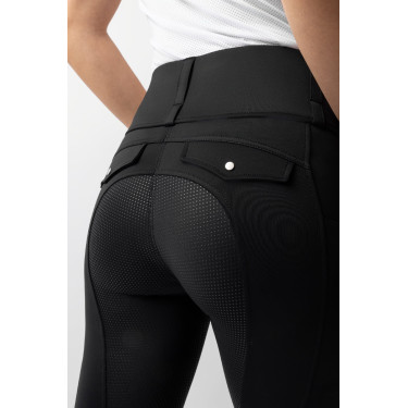 Legging híbrido Horze Anya mujer fullgrip Negro
