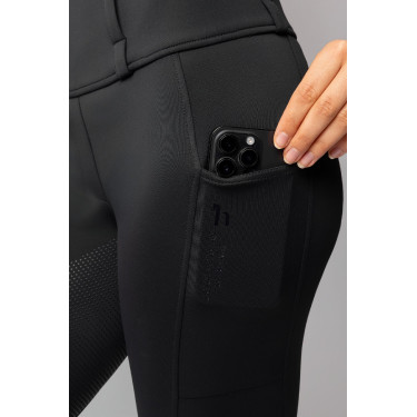 Legging híbrido Horze Anya mujer fullgrip Negro