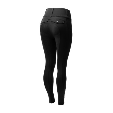 Legging híbrido Horze Anya mujer fullgrip Negro
