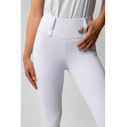 Legging híbrido Horze Anya mujer fullgrip Blanco brillante