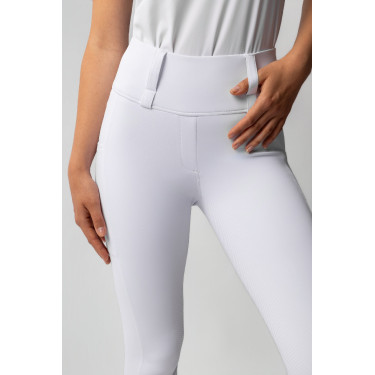 Legging híbrido Horze Anya mujer fullgrip Blanco brillante