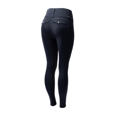 Legging híbrido Horze Anya mujer fullgrip Azul marino oscuro