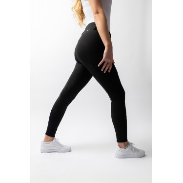 Pantalón Horze Grand Prix Pro con culera completa para mujer Negro Pantalón Horze Grand Prix Pro con culera completa para mujer Negro
