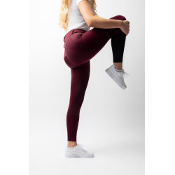 Pantalón de equitación Horze Evelyn de asiento completo para mujer Port Royale Burdeos Pantalón de equitación Horze Evelyn de asiento completo para mujer Port Royale Burdeos