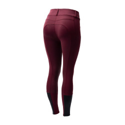 Pantalón de equitación Horze Evelyn de asiento completo para mujer Port Royale Burdeos Pantalón de equitación Horze Evelyn de asiento completo para mujer Port Royale Burdeos