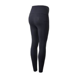 Leggings de maternidad Horze Ginny grip de asiento completo con bolsillos para teléfono Azul marino