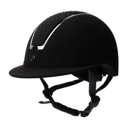 Casco de equitación Solara II Horze Negro / negro Casco de equitación Solara II Horze Negro / negro