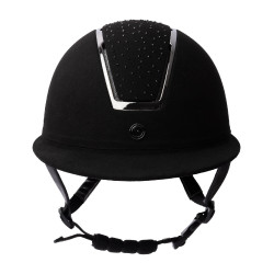 Casco de equitación Solara II Horze Negro / negro Casco de equitación Solara II Horze Negro / negro