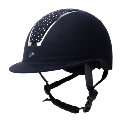 Casco de equitación Solara II Horze marine/blanc Azul Casco de equitación Solara II Horze marine/blanc Azul