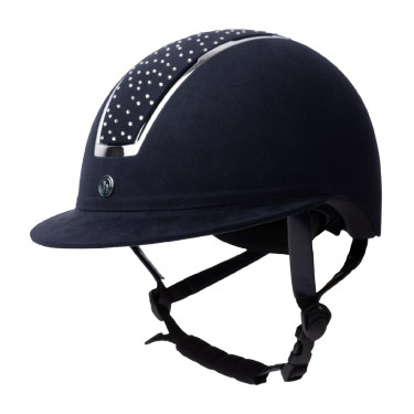 Casco de equitación Solara II Horze marine/blanc Azul Casco de equitación Solara II Horze marine/blanc Azul