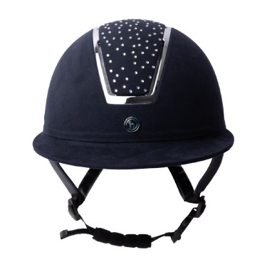 Casco de equitación Solara II Horze marine/blanc Azul Casco de equitación Solara II Horze marine/blanc Azul