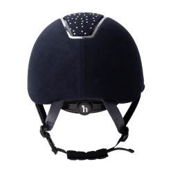 Casco de equitación Solara II Horze marine/blanc Azul Casco de equitación Solara II Horze marine/blanc Azul