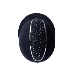 Casco de equitación Solara II Horze marine/blanc Azul Casco de equitación Solara II Horze marine/blanc Azul