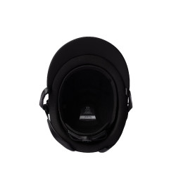 Casco de equitación adorno de cristal Horze Arix II Negro / melocotón