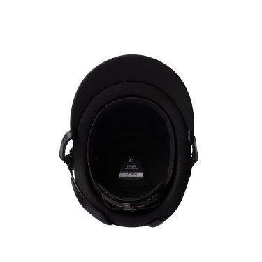 Casco de equitación adorno de cristal Horze Arix II Negro / melocotón