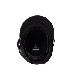 Casco de equitación adorno de cristal Horze Arix II Negro / plata