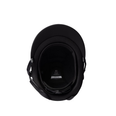 Casco de equitación adorno de cristal Horze Arix II Negro / plata