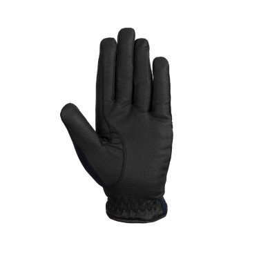 Guantes de equitación para mujer Horze Mayla Winter Azul marino oscuro