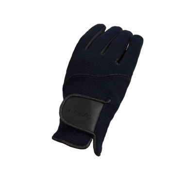 Guantes de equitación para mujer Horze Mayla Winter Azul marino oscuro