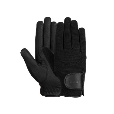 Guantes de equitación para mujer Horze Mayla Winter Negro Guantes de equitación para mujer Horze Mayla Winter Negro