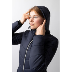 Chaqueta de equitación acolchada Horze Astrid para mujer Azul polar Azul marino Chaqueta de equitación acolchada Horze Astrid para mujer Azul polar Azul marino