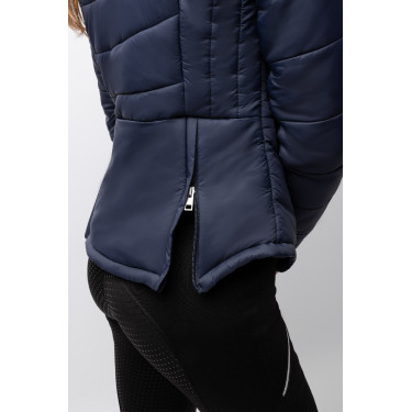 Chaqueta de equitación acolchada Horze Astrid para mujer Azul polar Azul marino Chaqueta de equitación acolchada Horze Astrid para mujer Azul polar Azul marino