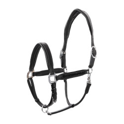 Cabezada de cuero Horze Delémont Negro