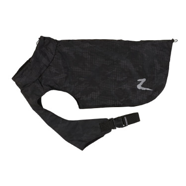 Abrigo reflectante para perro Horze Camo Luminox Negro / plata Abrigo reflectante para perro Horze Camo Luminox Negro / plata