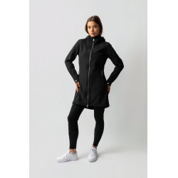 Chaqueta larga Softshell Anna Horze Negro