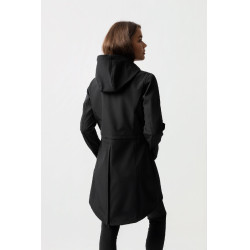 Chaqueta larga Softshell Anna Horze Negro