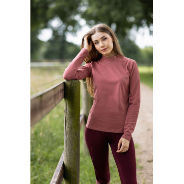 Top de entrenamiento Josephine Horze Rosa marchita Top de entrenamiento Josephine Horze Rosa marchita