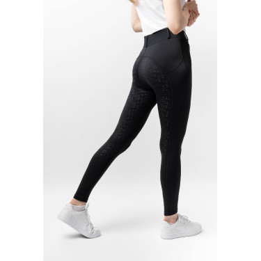 Leggings de agarre integral Horze Dea para mujer Negro