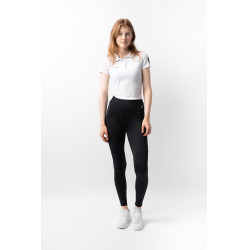 Leggings de agarre integral Horze Dea para mujer Negro