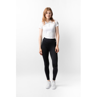 Leggings de agarre integral Horze Dea para mujer Negro