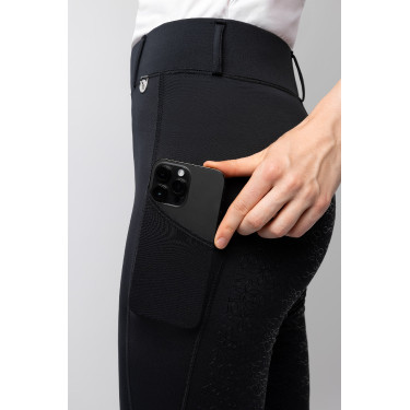 Leggings de agarre integral Horze Dea para mujer Negro